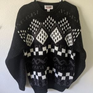 Vintage Brad Richards Geometric Sweater